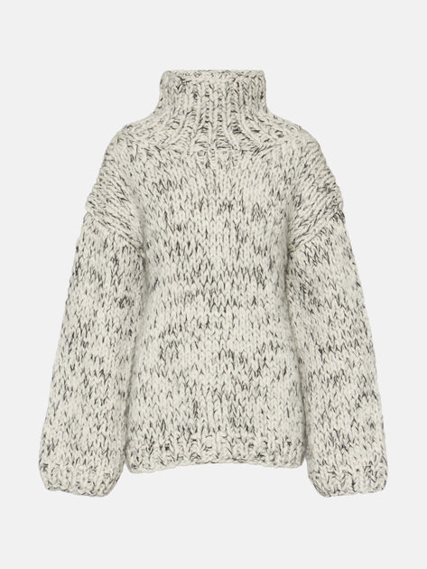 Jacquard-knit wool-bouclé cardigan