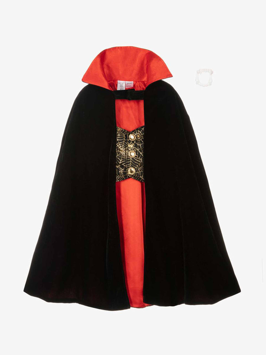 Black vampire cape costume Collagerie