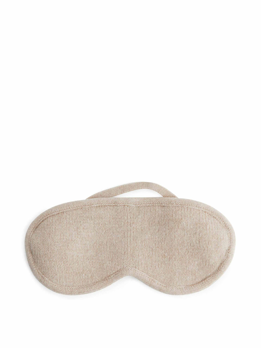 Knitted cashmere sleep mask Collagerie