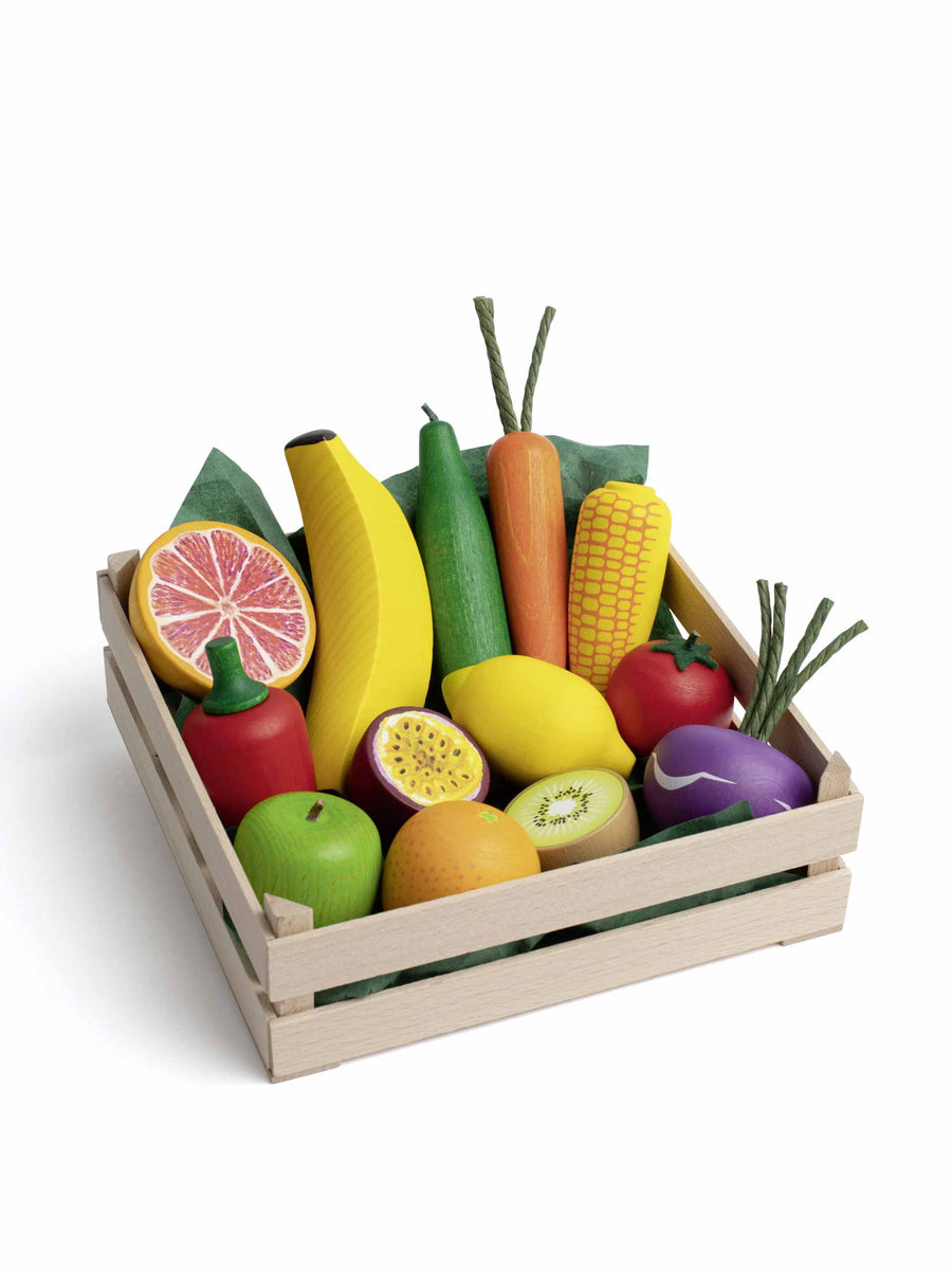 Fruit and vegetable toy box Collagerie