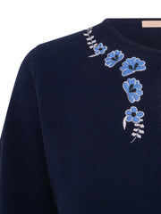 Navy Diana cashmere wool jumper Top Vilshenko    - Collagerie