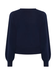 Navy Diana cashmere wool jumper Top Vilshenko    - Collagerie