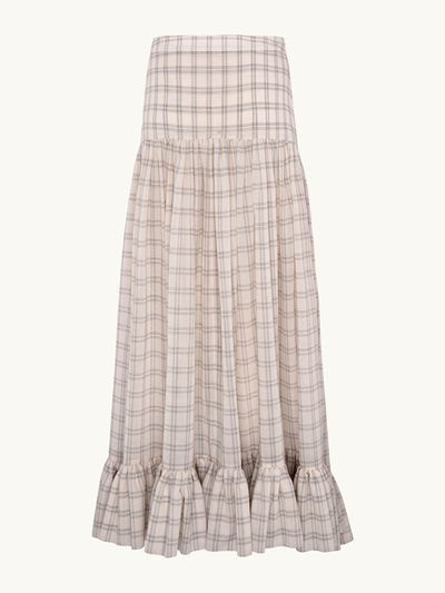 Racil Grey check Maria skirt at Collagerie