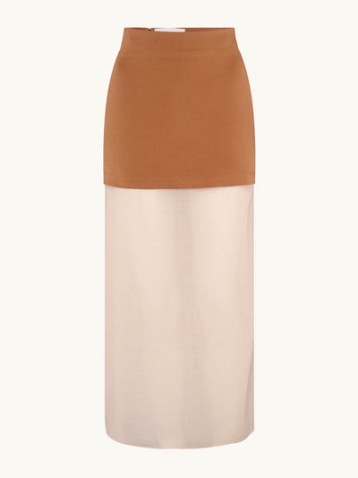 Racil Caramel Demi skirt at Collagerie