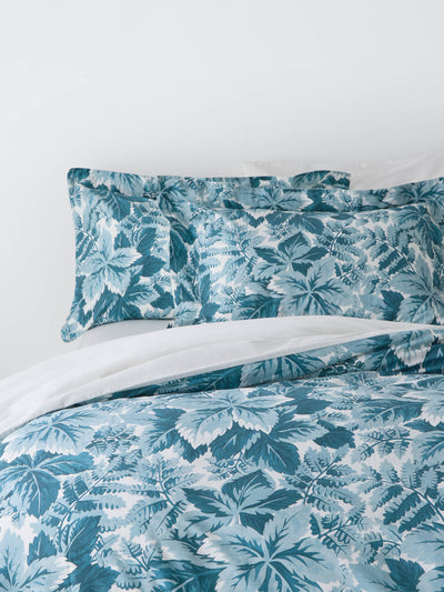 John Lewis X Collagerie Botany double duvet cover set, petrol at Collagerie