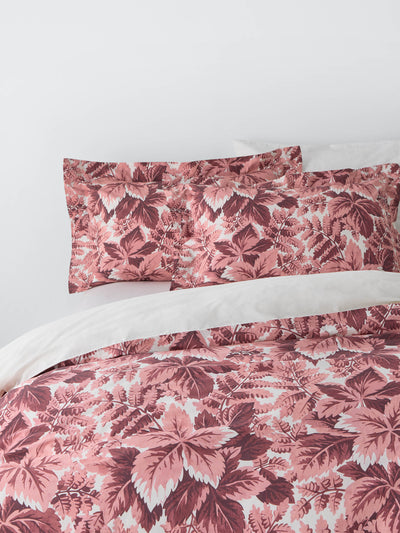 John Lewis X Collagerie Botany double duvet cover set, rosa at Collagerie