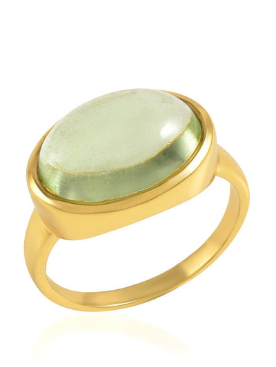 Shyla Jewellery Soft green Sian ring at Collagerie