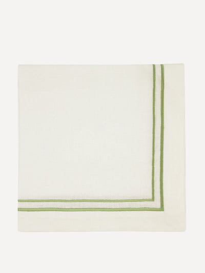 Rebecca Udall Sage Sophie classic two cord napkin at Collagerie