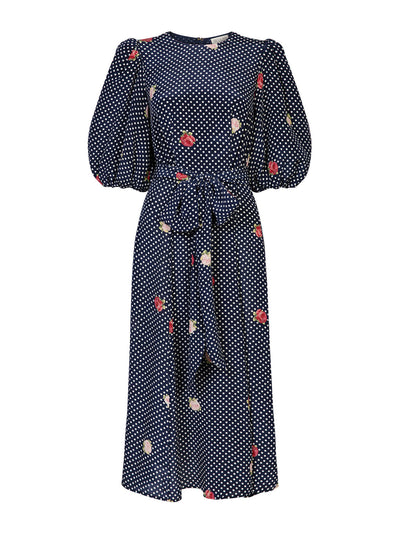 Beulah London Sienna floral dot dress at Collagerie
