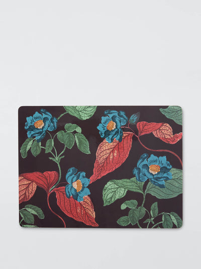 John Lewis X Collagerie Jaipur rose rectangular cork-backed placemats, multi at Collagerie