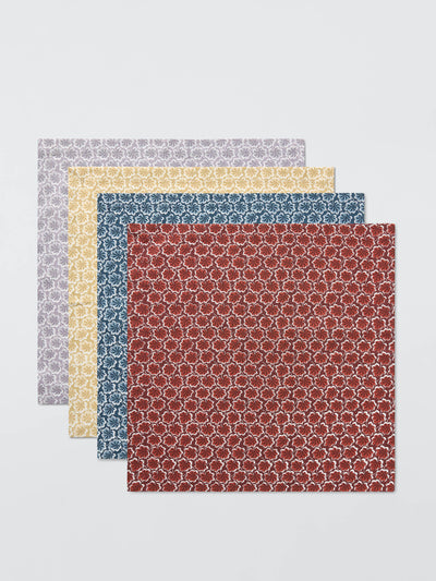 John Lewis X Collagerie Fan leaf cotton napkins (set of 4) at Collagerie