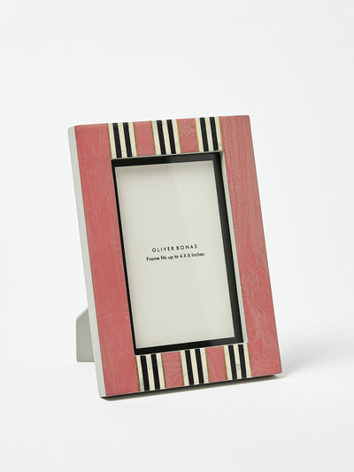 Oliver Bonas Alba pink photo frame at Collagerie