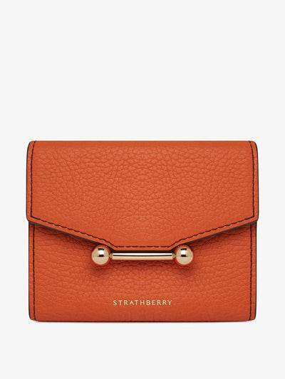 Strathberry Marmalade Mosaic trifold wallet at Collagerie