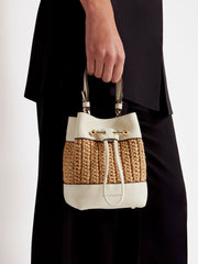 Raffia vanilla Osette bag Osette Strathberry    - Collagerie