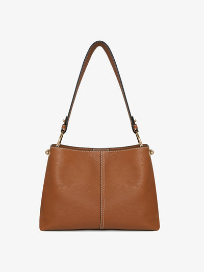 Strathberry Tan Lana hobo bag at Collagerie