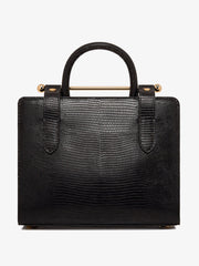 Lizard-embossed leather black The Strathberry mini tote The Strathberry Mini Tote Strathberry    - Collagerie