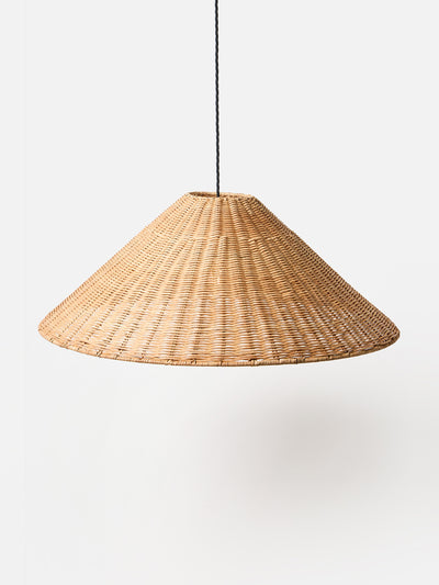 Oliver Bonas Delphine woven pendant lamp shade at Collagerie