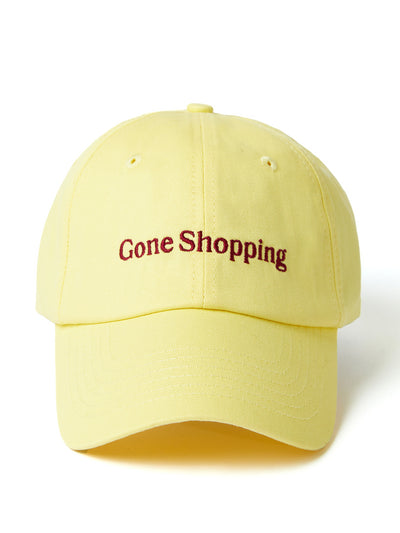 Collagerie Gone Shopping cap in yellow at Collagerie