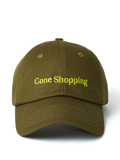 Collagerie Gone Shopping cap in khaki at Collagerie