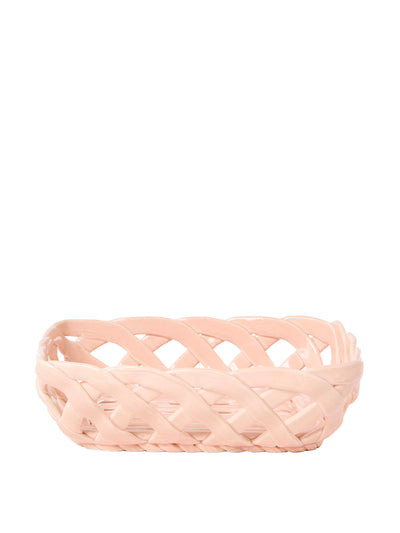 Shrimps x Oliver Bonas Ceramic woven basket at Collagerie