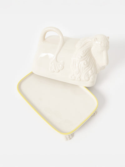 Shrimps x Oliver Bonas Lenny lion butter dish at Collagerie