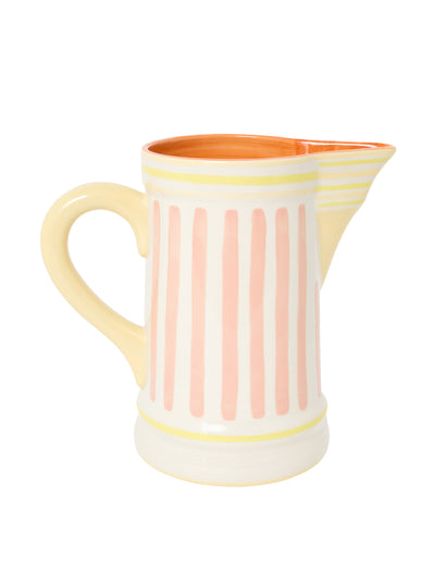Shrimps x Oliver Bonas Striped jug at Collagerie