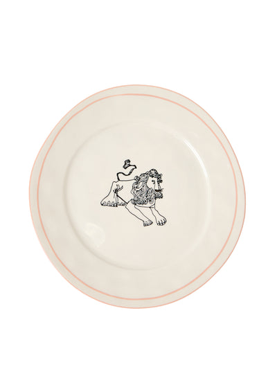Shrimps x Oliver Bonas Lenny lion dinner plate at Collagerie