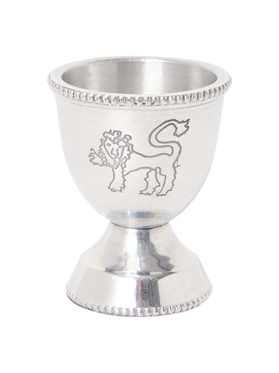 Shrimps x Oliver Bonas Engraved lion egg cup at Collagerie