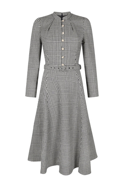 Beulah London Ahana houndstooth dress at Collagerie