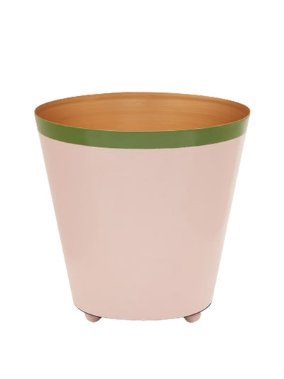 Domenica Marland The Penny planter with pink and green rim at Collagerie