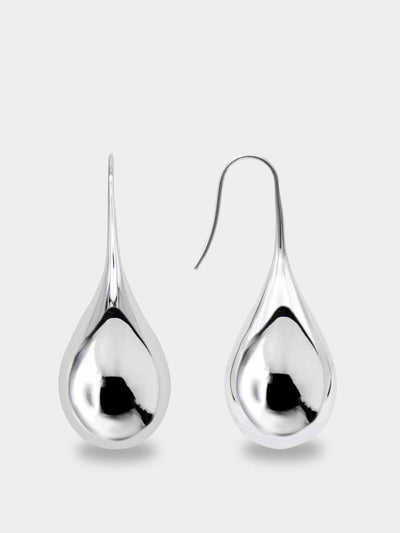 By Pariah Large drop earrings in sterling silver at Collagerie