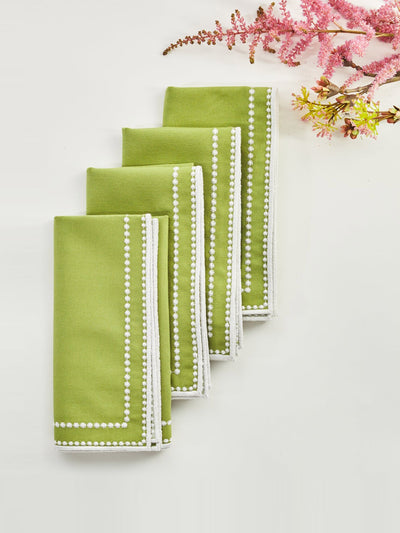 Maison Margaux Margaux sage napkins, set of 4 at Collagerie