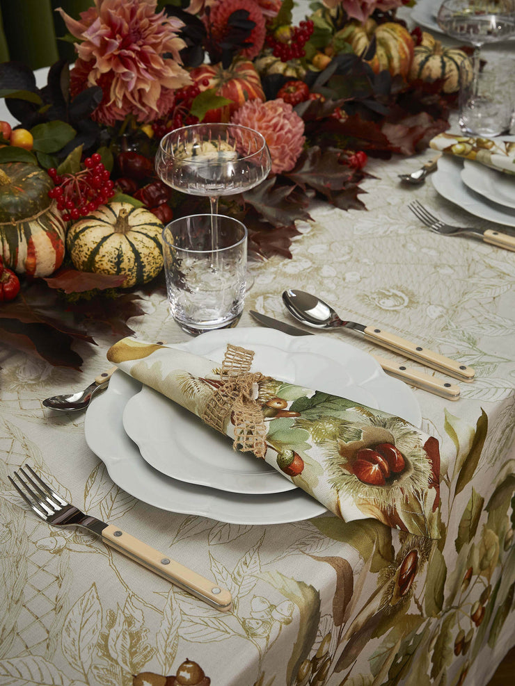Autumn foliage tablecloth