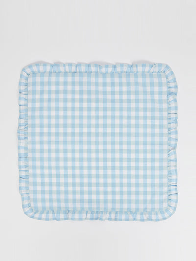 Maison Margaux Soft blue gingham placemats, set of 4 at Collagerie