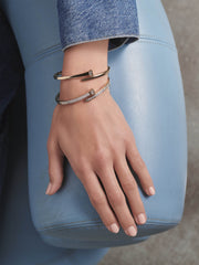 The Lucky One gold and diamond bangle BANGLE Lucy Delius    - Collagerie