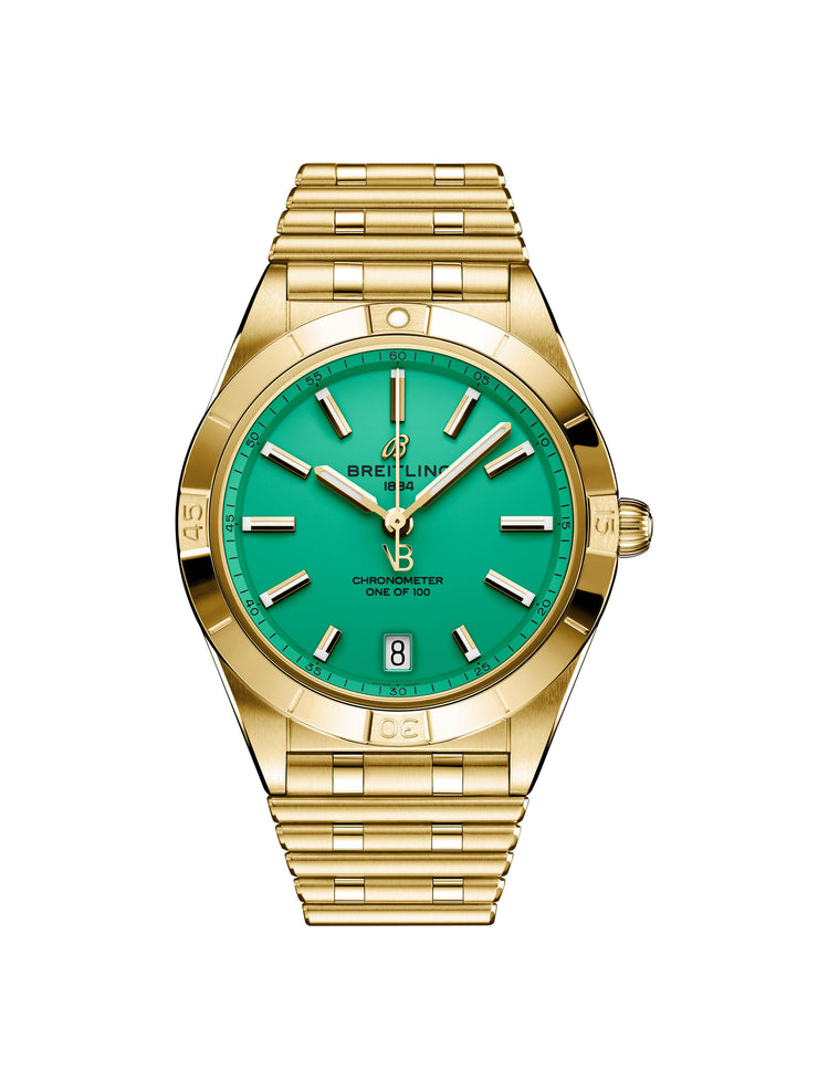 Peppermint 18kt yellow gold Chronomat Automatic 36 Victoria Beckham Jewellery and Watches Breitling x Victoria Beckham    - Collagerie