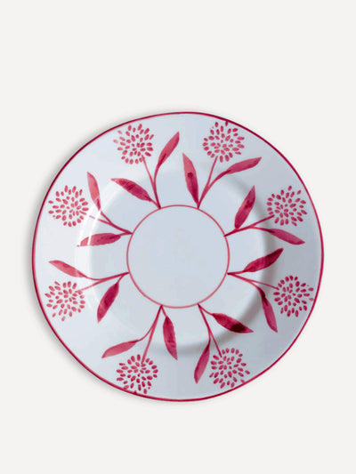 Valsa Home Cora hand-painted ceramic dessert plate at Collagerie