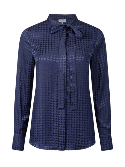 Beulah London Bonnie jacquard blouse at Collagerie