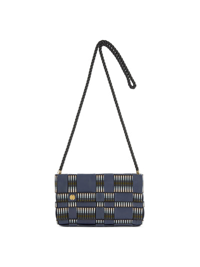 STELAR Uma woven clutch bag at Collagerie