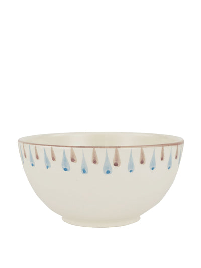 Rebecca Udall Elouise cereal bowl in blue and taupe at Collagerie