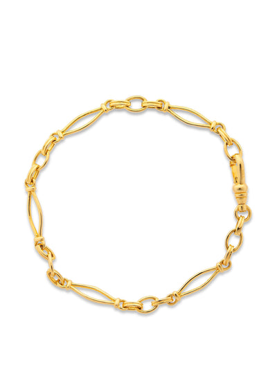 V by Laura Vann Vintage link gold chain bracelet at Collagerie