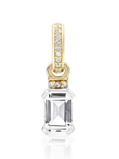 V by Laura Vann Emerald cut charm at Collagerie