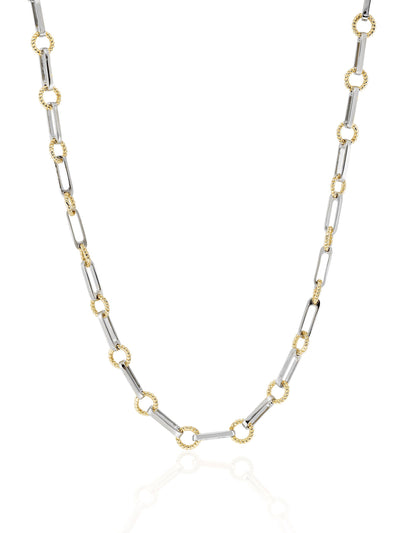 V by Laura Vann Twisted link vintage chain necklace at Collagerie