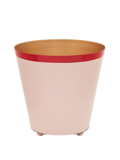 Domenica Marland The Penny planter with pink and red rim at Collagerie