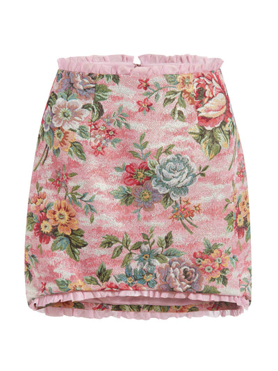 Markarian Rose tapestry Sophie mini skirt at Collagerie