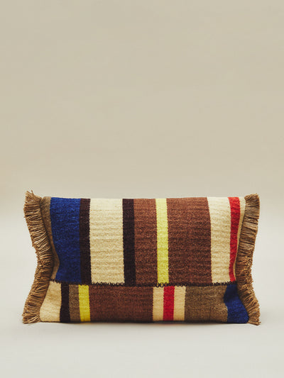 Zara Home x Collagerie Colour block wool cushion cover at Collagerie