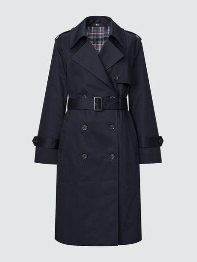 Uniqlo : C Navy trench coat at Collagerie