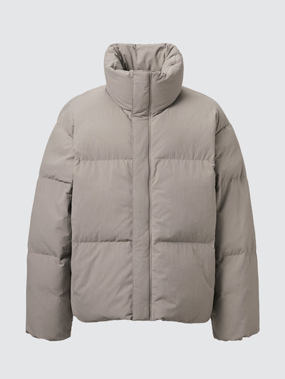 Uniqlo Padded volume natural jacket at Collagerie