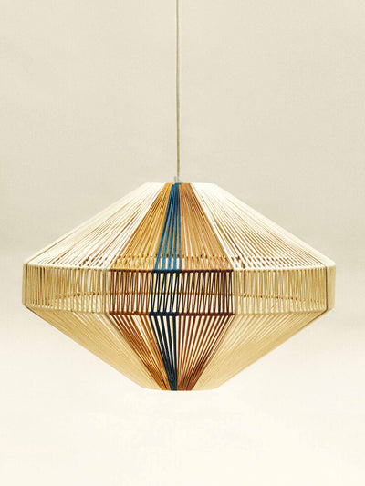 Zara Home x Collagerie Medium ceiling lamp with multicoloured cords at Collagerie