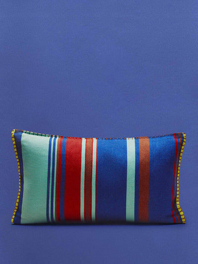 Zara Home x Collagerie Striped cotton cushion cover at Collagerie